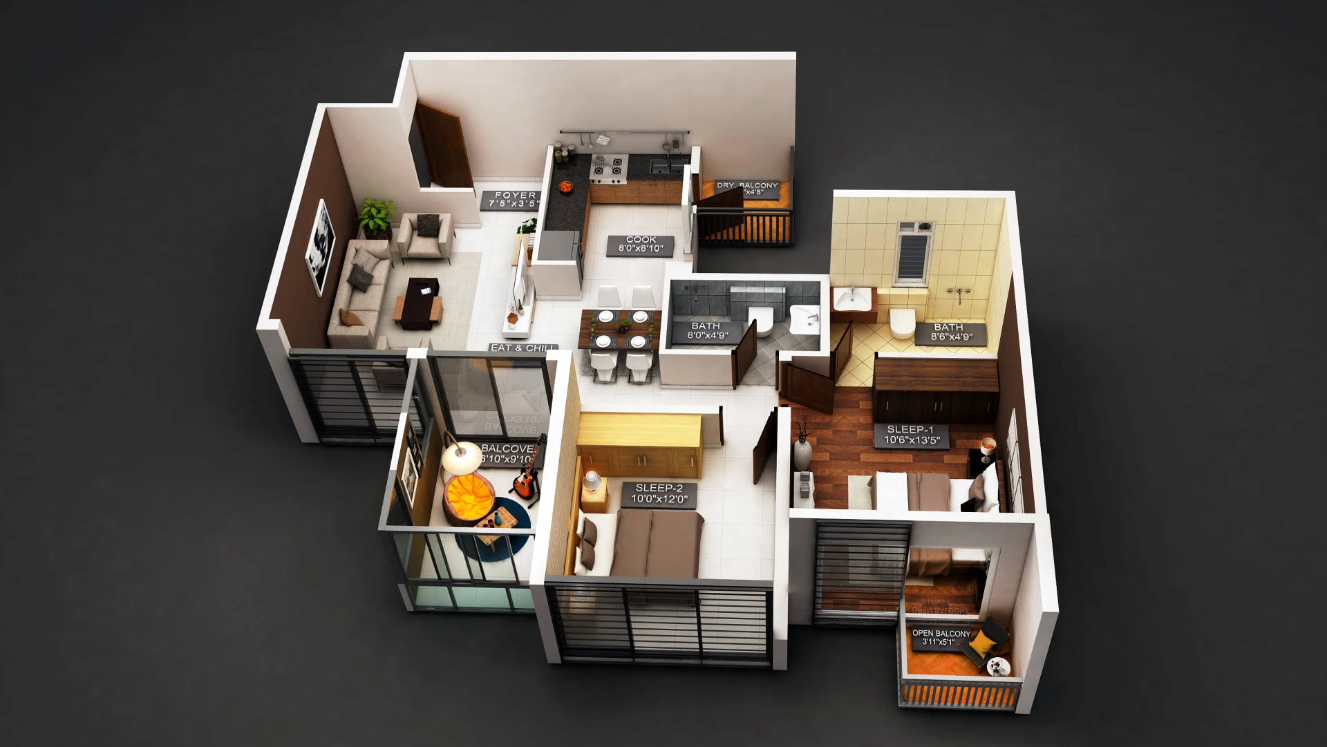 3d 2d Floorplan